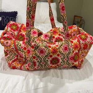Vera Bradley  Floral Quilted Women's Bag large duffel
